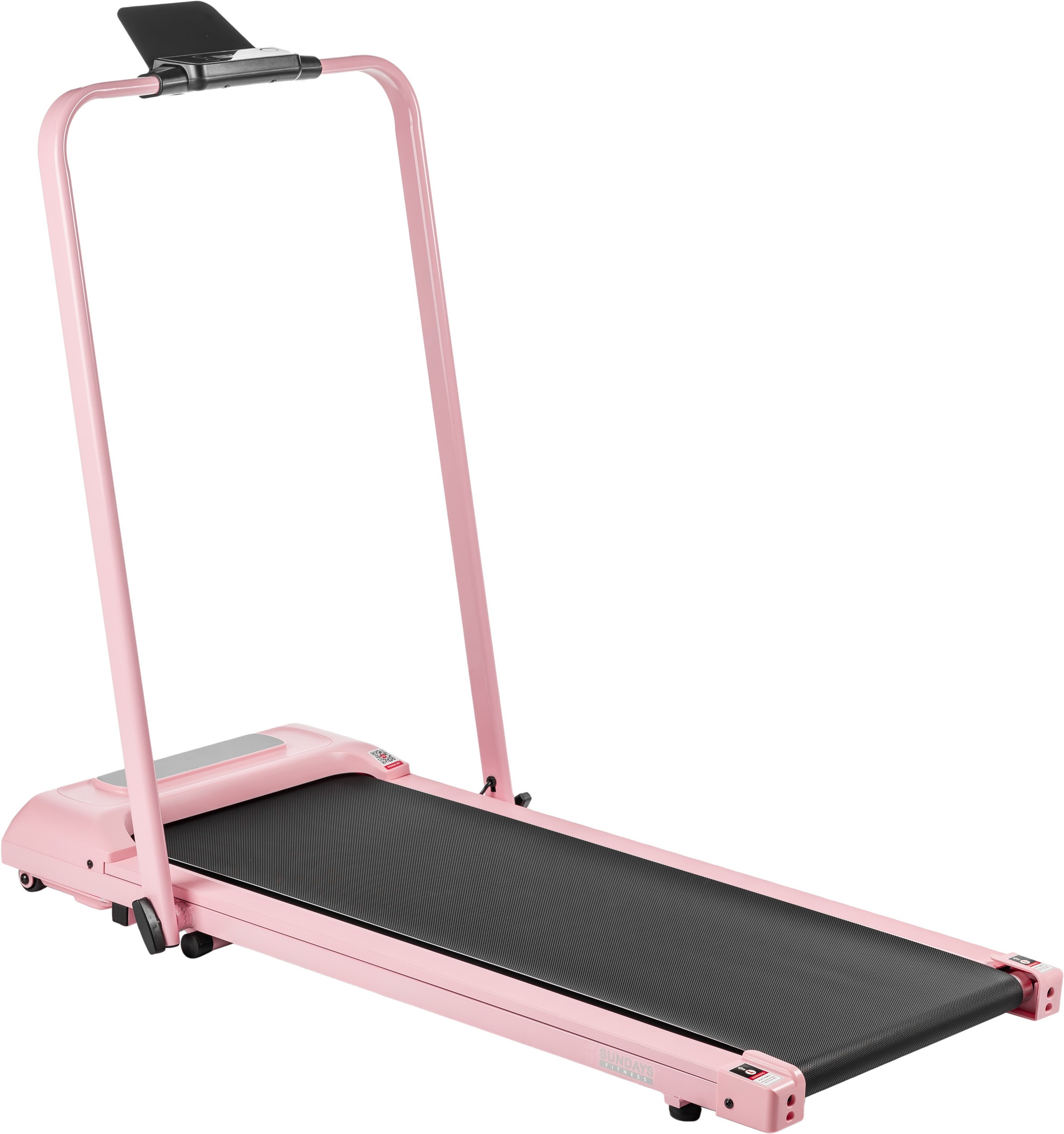 Электрическая беговая дорожка Sundays Fitness Simple Line А01 Plus (розовый) — фото 6