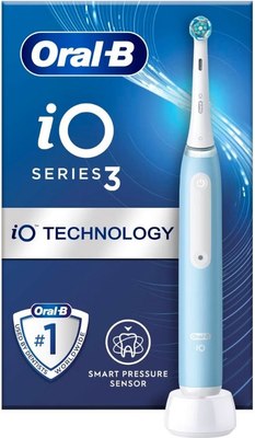 Электрическая зубная щетка Oral-B iO3 (ледяной синий)