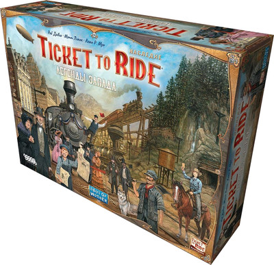 Настольная игра Мир Хобби Ticket to Ride. Наследие Легенды Запада / 915600 -