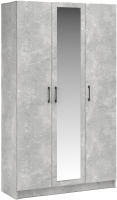 Шкаф Империал Чикаго 3 двери с зеркалом (ателье светлый) - 