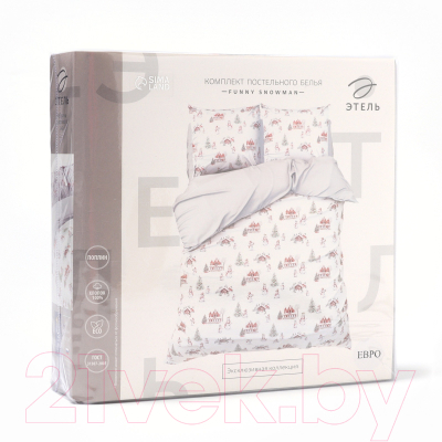 Комплект постельного белья Этель Funny Snowman 2сп / 10383281