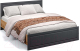 Двуспальная кровать Империал Лацио Сканди 160 с подъемным механизмом (вотан/сканди графит) - 