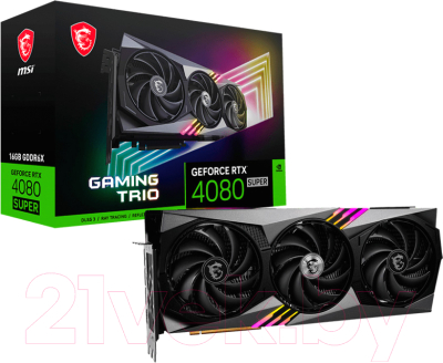 Видеокарта MSI GeForce RTX 4080 Super 16G Gaming Trio