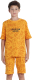 Комплект детской одежды Mark Formelle 393325 (р.104-56-51, граффити на мандариновом) - 