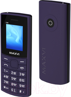 Мобильный телефон Maxvi С40 (фиолетовый)