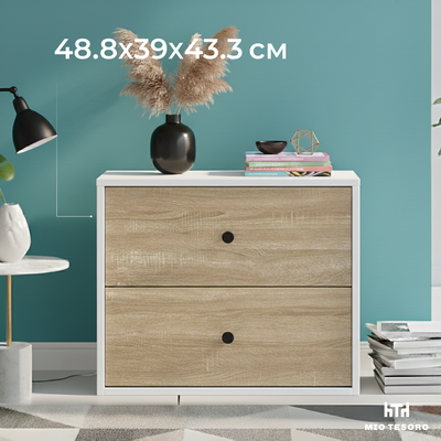 

Прикроватная тумба, Мини 2 ящика 2.07.03.050.11