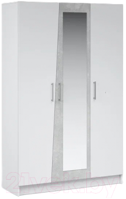 Шкаф Империал Антария 3-х дверный (белый/ателье)