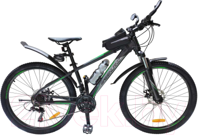 Велосипед GreenLand Everest 1.0 26 (16, черный/зеленый)