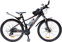 Велосипед GreenLand Everest 1.0 26 (16, черный/красный) - 