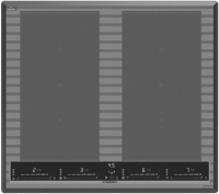Индукционная варочная панель Maunfeld CVI594SF2MDGR Lux Inverter - 