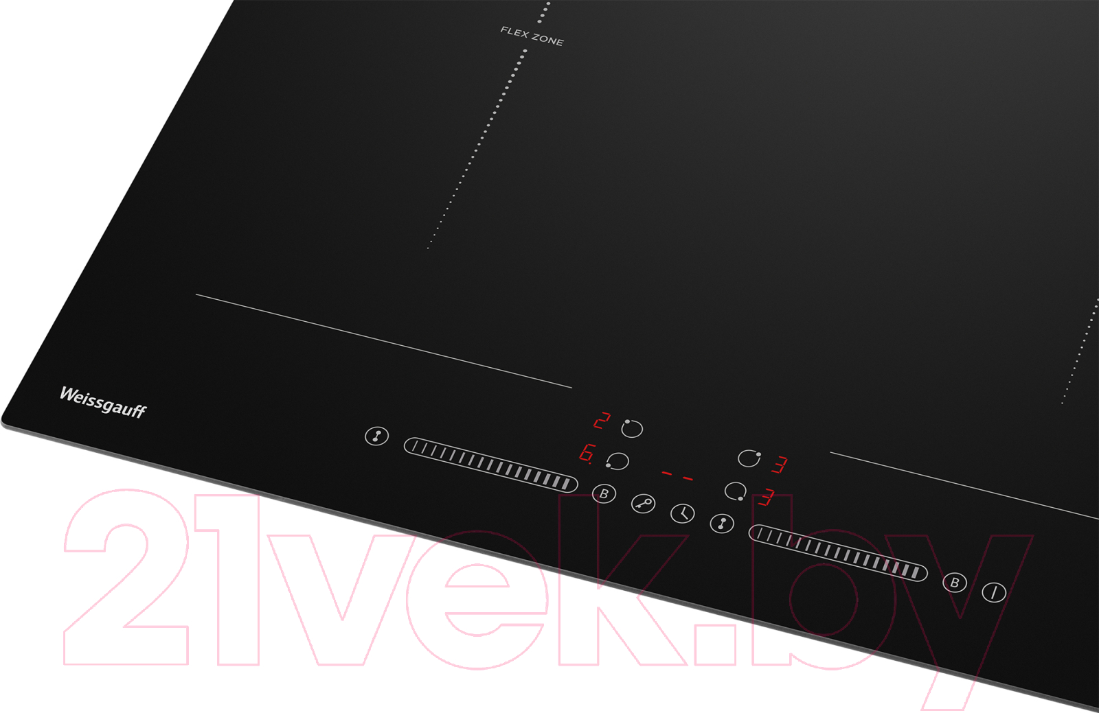 Индукционная варочная панель Weissgauff HI 642 BSCM Dual Flex