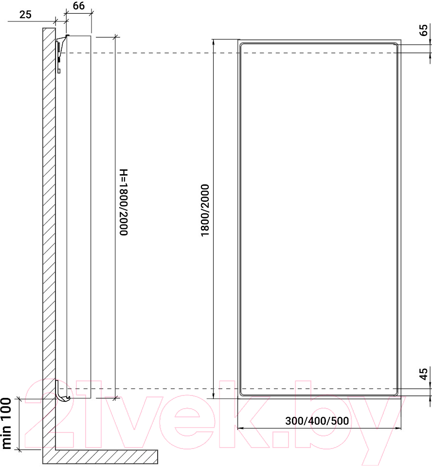 Радиатор стальной Royal Thermo Flat 300-1800 Bianco