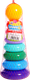 Развивающий игровой набор Соломон Пирамидка 7 колец с кругом / 10547325 -
