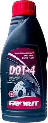 Тормозная жидкость Favorit DOT-4 / 58128 (490г) - 