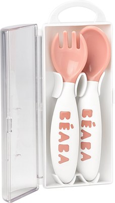 Набор столовых приборов для кормления Beaba Set Of 2 2nd Age Fork + Nude 913400 - 