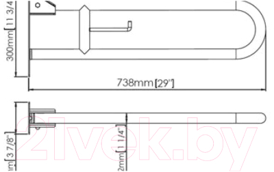 Поручень Jaquar WAC-SAP-BG0800CS