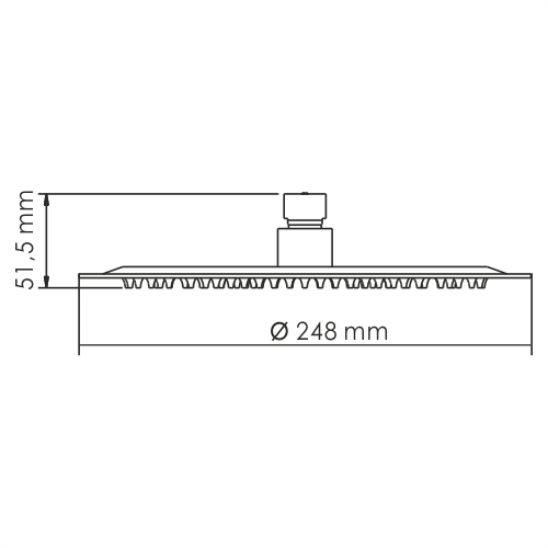 Лейка верхнего душа Wasserkraft A121