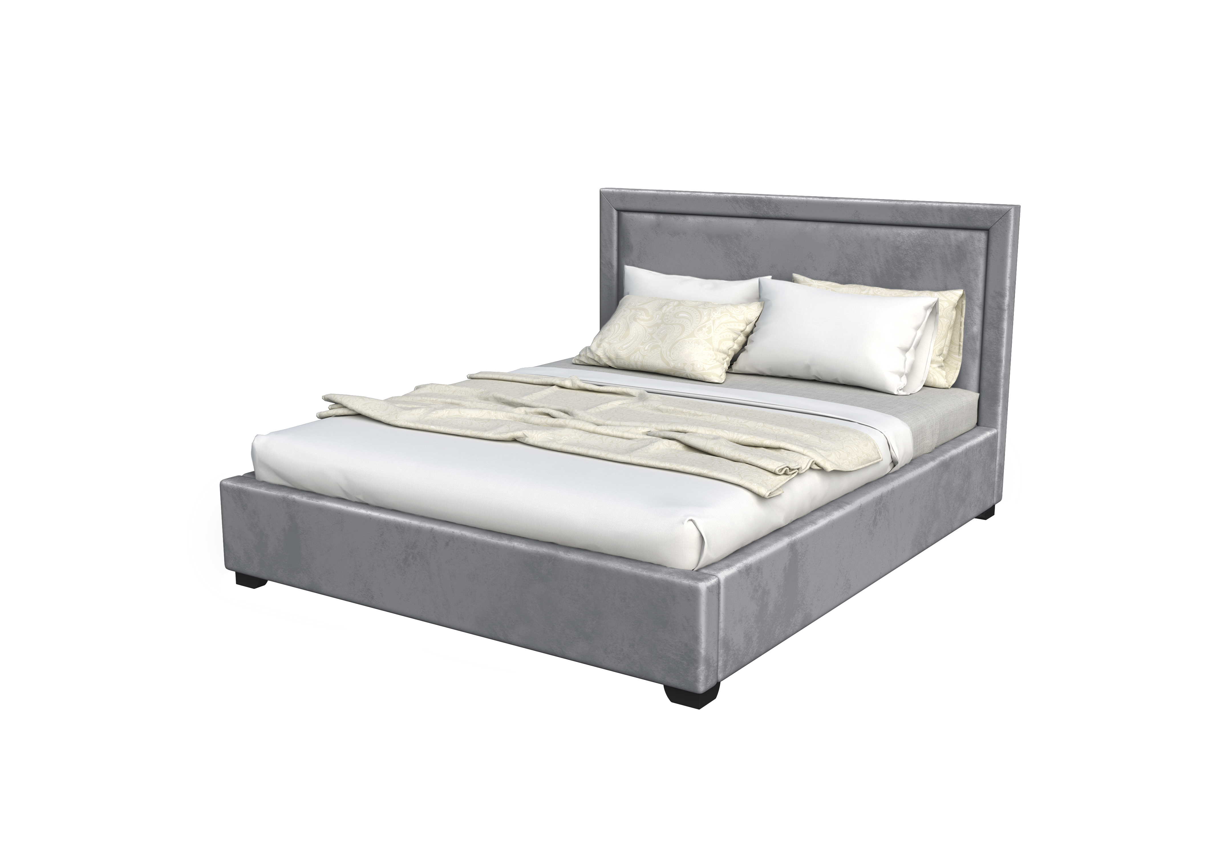 Двуспальная кровать Elmax Альба 200x200 Стационарное (Glory 16) — фото 1