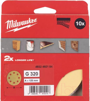 Изображение товара Набор шлифлистов Milwaukee 4932492184 
