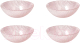 Набор салатников Andrea Fontebasso Galassia Pink Glitter / GL5CTM52477 (4шт) - 