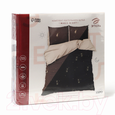 Комплект постельного белья Этель Magic night Евро / 10383293