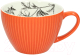Чашка Andrea Fontebasso Milk & Coffee Breakfast Time / NL614C72860 (оранжевый) - 