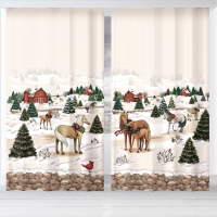 Шторы Этель Winter ranch 145x260 / 10618049 - 