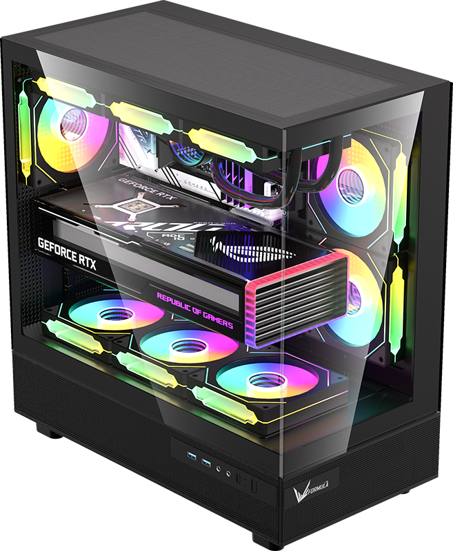 Корпус для компьютера Formula Crystal Z8 Floe (черный)