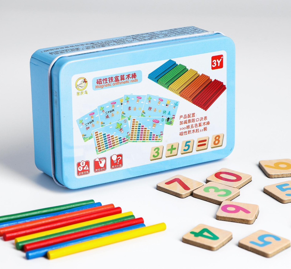 Развивающий игровой набор Sima-Land Цифры + палочки Счетный набор / 5375000 — фото 5