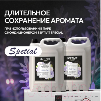 Гель для стирки Septivit Special Santal Sage (5л)