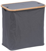 Корзина для белья Smart Solutions Neat Twin SS0000146 (серый) - 