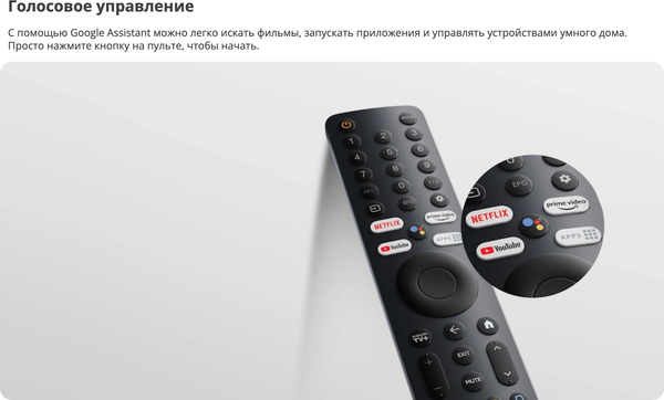 Телевизор Xiaomi MI TV A 55" 2025 L55MA-ARU/ELA5475GL