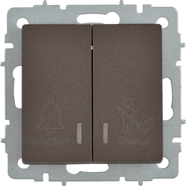 Выключатель IEK Brite BR-V20-2-10-K45 (темная бронза)