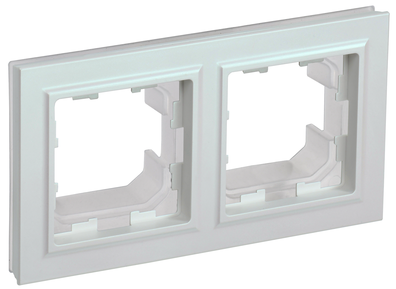 Рамка для выключателей и розеток IEK Brite BR-M22-44-K36 (жемчуг)