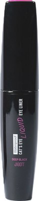 Подводка для глаз жидкая Jigott Cat's Eye Waterproof Liquid Eyeliner Deep Black (9г) - 
