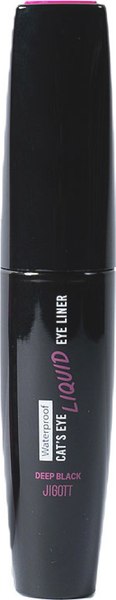 Подводка для глаз жидкая Jigott Cat's Eye Waterproof Liquid Eyeliner Deep Black (9г)