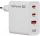 Адаптер питания сетевой GoPower 1USB+2TYPE-C 65W QC3.0 GAN / 00-00028405 (белый) - 