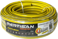 Шланг поливочный Partisan Polyfusion 1/2 / GHOSE-POLY-12L30PSN (30м, 4 слоя) - 