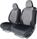 Комплект накидок на автомобильные сиденья Autoprofi ALC-0210 BK/GY (2шт, черный/серый) - 