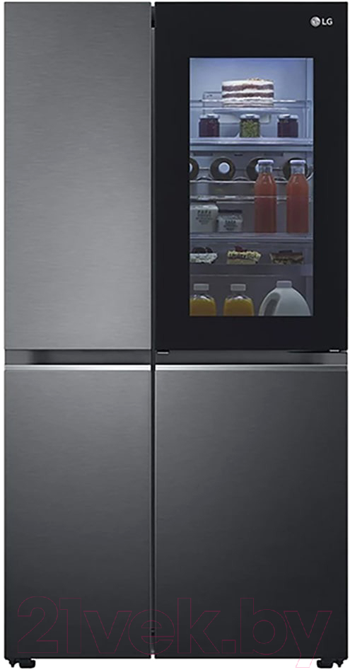 Холодильник с морозильником LG GC-Q257CBFV — фото 4