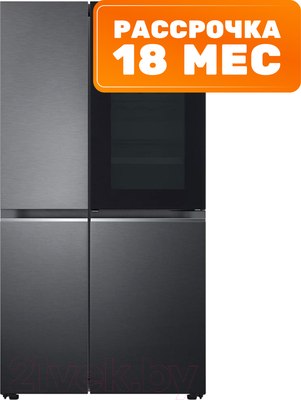 Холодильник с морозильником LG GC-Q257CBFV - 