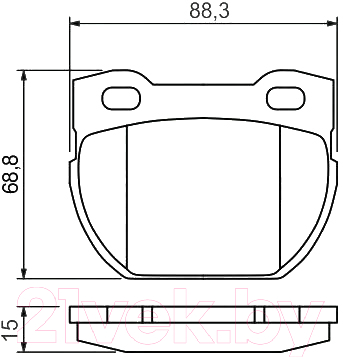 

Тормозные колодки Bosch, 0986424827