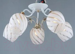 

Люстра Mirastyle, MX-31013/5 WH+FGD