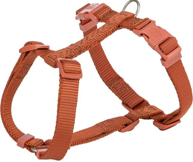 Шлея Trixie Premium H-harness / 203430 (M-L, рыже-коричневый)
