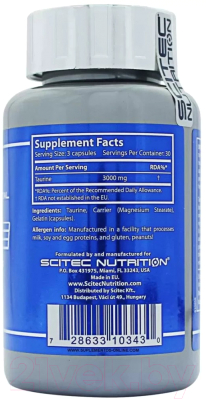 Таурин Scitec Nutrition Taurine (90 капсул)