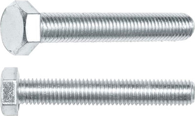 Болт Starfix Шестигранный М10х45 DIN 933 прочность 8.8 / SM-74612-20 (20кг, оцинкованный) - 
