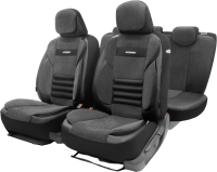 Комплект чехлов для сидений Autoprofi Multi Comfort / MLT-1105GV BK/BK (черный) - 