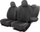 Комплект чехлов для сидений Autoprofi Comfort / COM-1105GP BK/BK (черный) - 