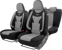 

Комплект чехлов для сидений, Extra Comfort / ECO-1105 BK/D.GY