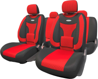 

Комплект чехлов для сидений, Extra Comfort / ECO-1105 BK/RD